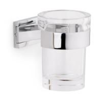 BERTOCCI ES Стакан стеклянный, подвесной, цвет хром