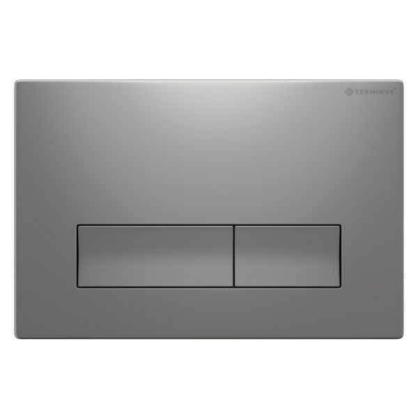 Клавиша смыва Terminus 72K24х16M, матовый хром