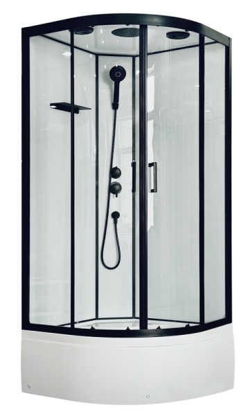 Душевая кабина Royal Bath  FATO RB 100CK-T-BL (прозрачное)