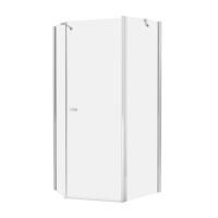 Душевое ограждение NEW TRENDY NEW SOLEO  100x80x195 K-0608 (хром)