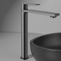 смесители для раковины Vincea Смеситель для раковины Vogue VBF-1V2GM однорычажный, вороненая сталь,