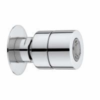 Форсунка, Bossini, Tondo Mas, боковая, поворотная, форма-круглая, диаметр,мм-34, струя-массажная, материал-латунь, цвет-хром Форсунка, Bossini, Tondo Mas, боковая, поворотная, форма-круглая, диаметр,мм-34, струя-массажная, материал-латунь, цвет-хром