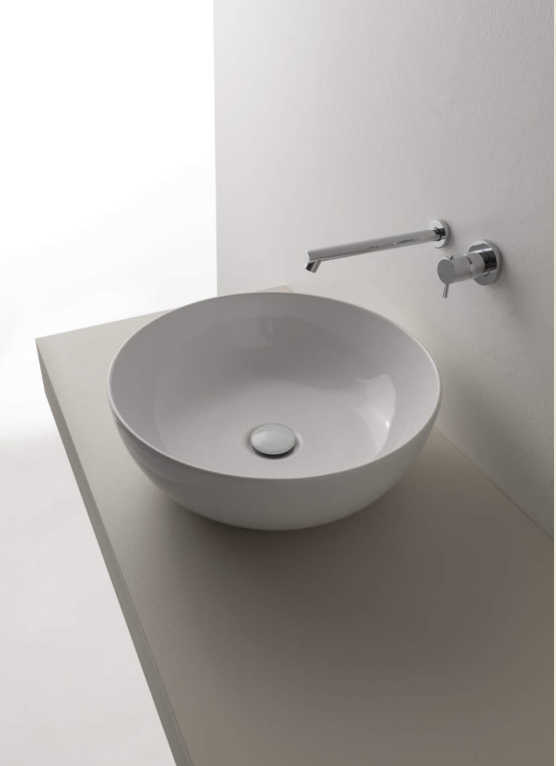 Донный клапан, Globo, для раковин, материал крышки-керамика, цвет крышки-белый