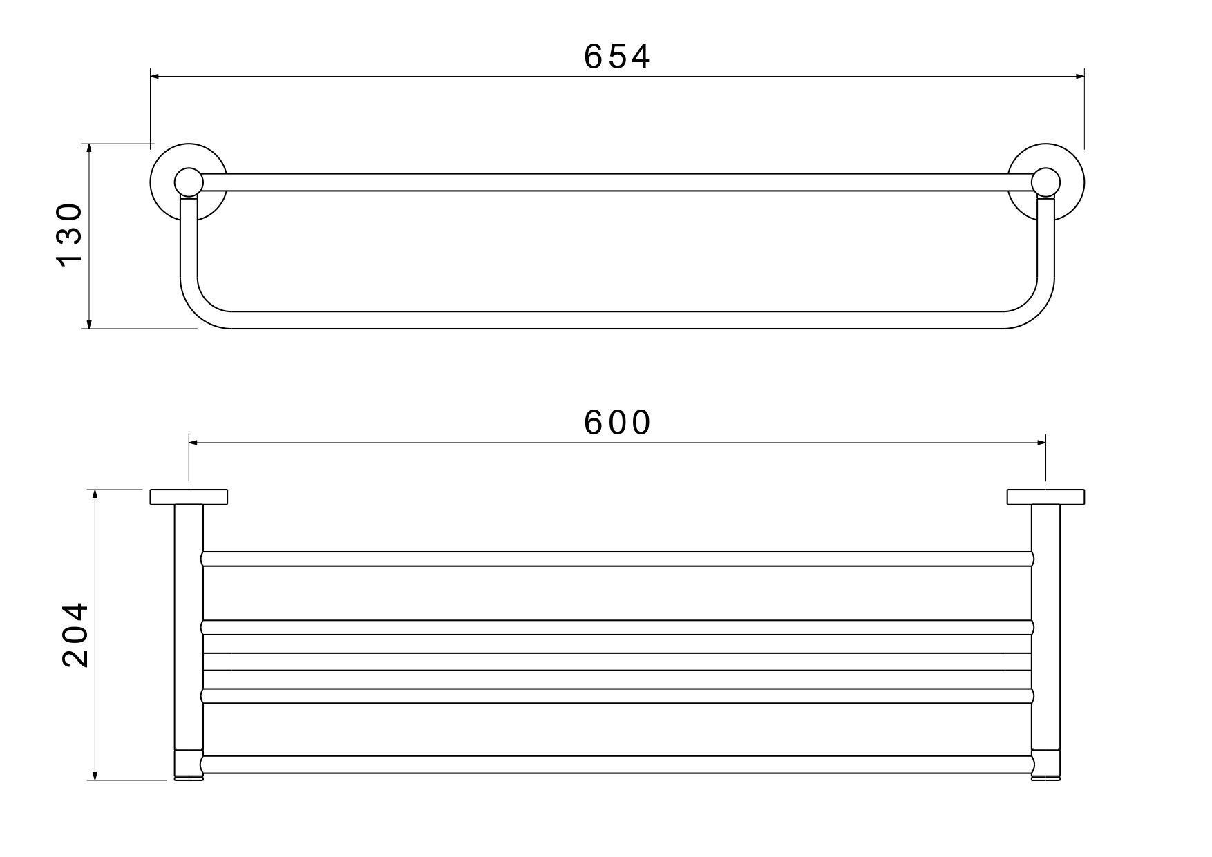 Полка для полотенец AQUATEK, матовый черный AQ4115MB ЕВРОПА Полка для полотенец AQUATEK, матовый черный AQ4115MB ЕВРОПА