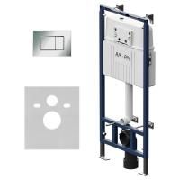 I012710.0251 MasterFit инсталляция для подвесного унитаза с клавишей ProC S, хром глянц I012710.0251 MasterFit инсталляция для подвесного унитаза с клавишей ProC S, хром глянц