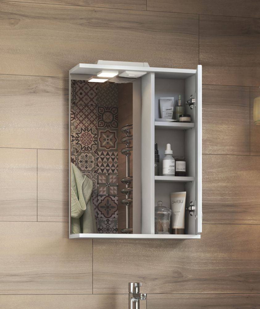 Зеркало со шкафом VIGO Diana z.DIA.50.R.El, 50 см, артикул z.DIA.50.R.El