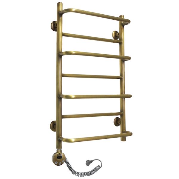 Электрический полотенцесушитель Domoterm Орфей П7 400*700 АБР E L Античная бронза