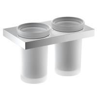 Стакан для зубных щеток двойной Timo Petruma 15234/00 хром