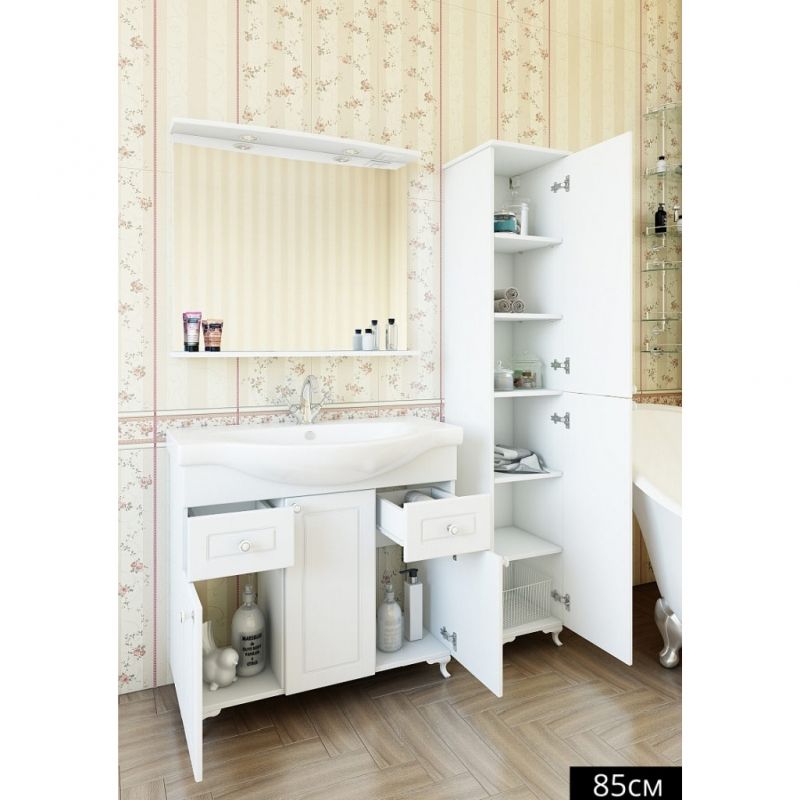 Тумба для раковины Sanflor Софи 85 С0002224 Белая Тумба для раковины Sanflor Софи 85 С0002224 Белая