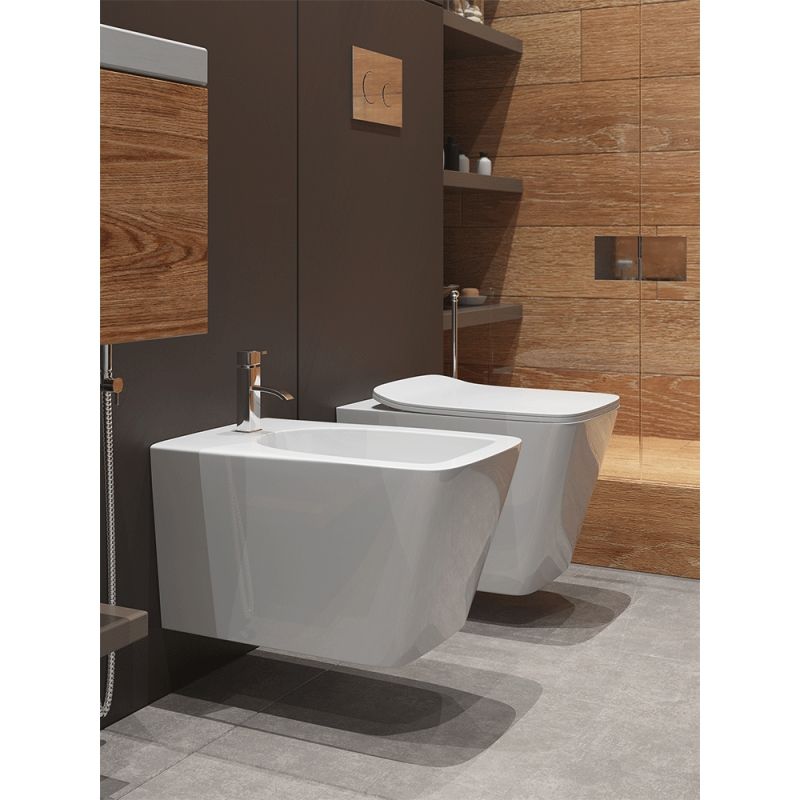 Биде Timo Soli TK-304 подвесное Белое, артикул TK-304