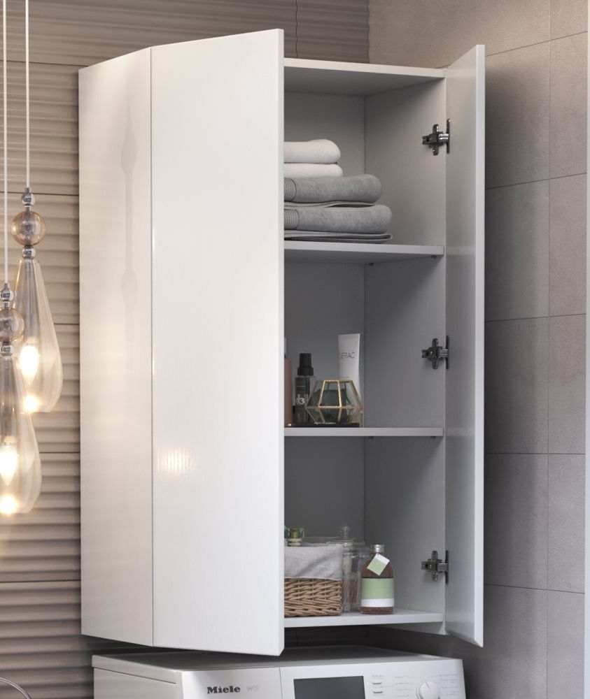 Шкаф подвесной VIGO Wing sh.WIN.64.2D белый, 64 см