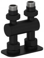 Модуль 2х1/2" прямой EU50 (Матовый черный)