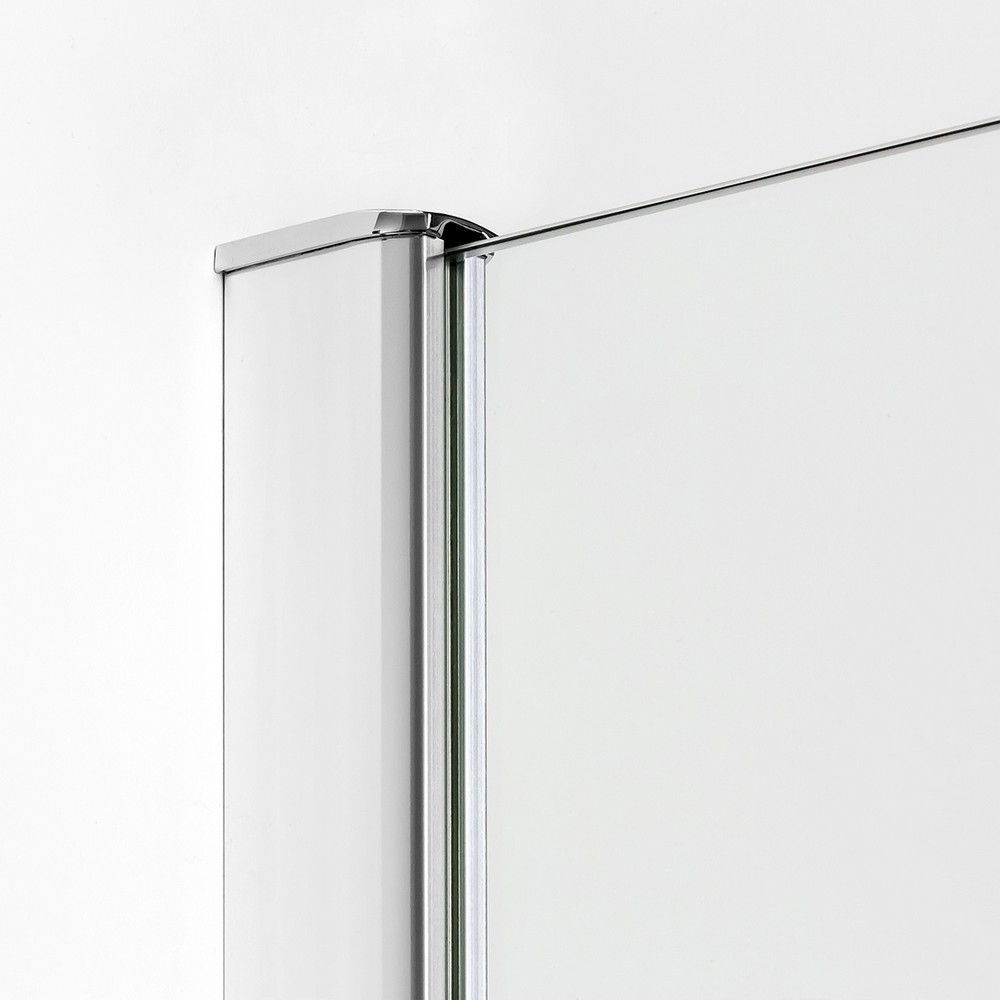 Душевое ограждение NEW TRENDY NEW KOMFORT 100x80x195 K-0442 (хром)