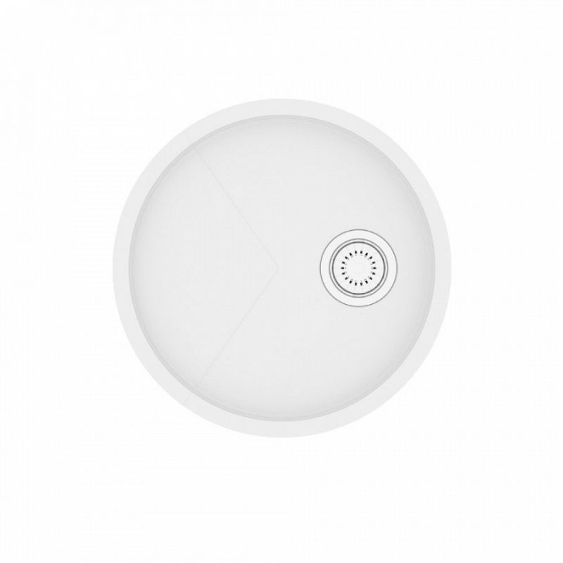 Кухонная мойка KitKraken Spring White 51 Белая Кухонная мойка KitKraken Spring White 51 Белая