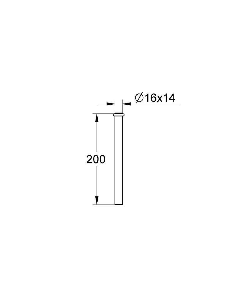 Удлинение смывной трубки GROHE (37042000) Удлинение смывной трубки GROHE (37042000)