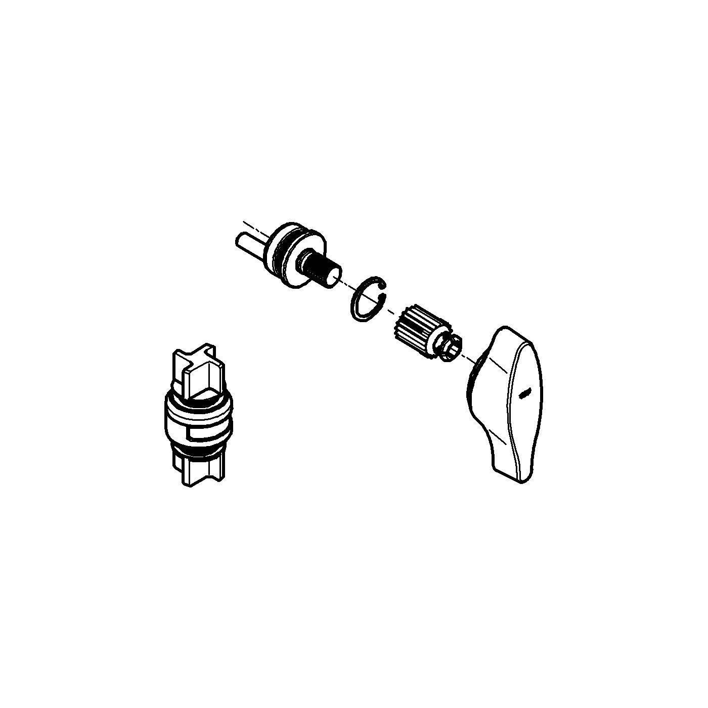 Переключатель GROHE (45048000) Переключатель GROHE (45048000)