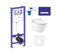 Комплект для подвесного унитаза 7 в 1 Lavinia Boho Relfix Smart V-Clean 87561189