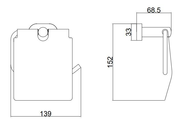 Держатель для туалетной бумаги BELZ B90003, хром, артикул B90003
