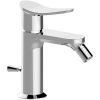 HUBER Harlock Смеситель однорычажный для биде на 1 отверстие с донным клапаном, цвет хром