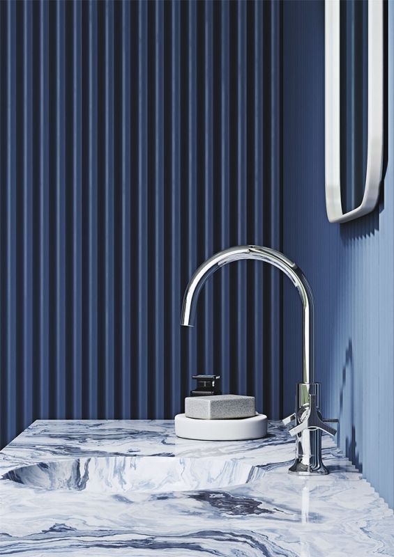 Смеситель для раковины  KLUDI NOVA FONTE Déco 201180539 (хром, L-17 H-32), шт Смеситель для раковины  KLUDI NOVA FONTE Déco 201180539 (хром, L-17 H-32), шт