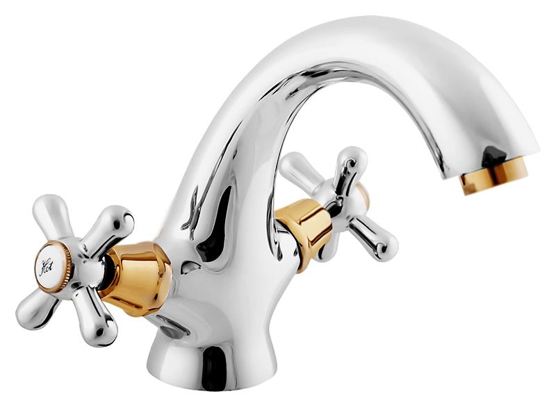 Смеситель для раковины Rav Slezak Morava retro MK128.5CZ бронзовый