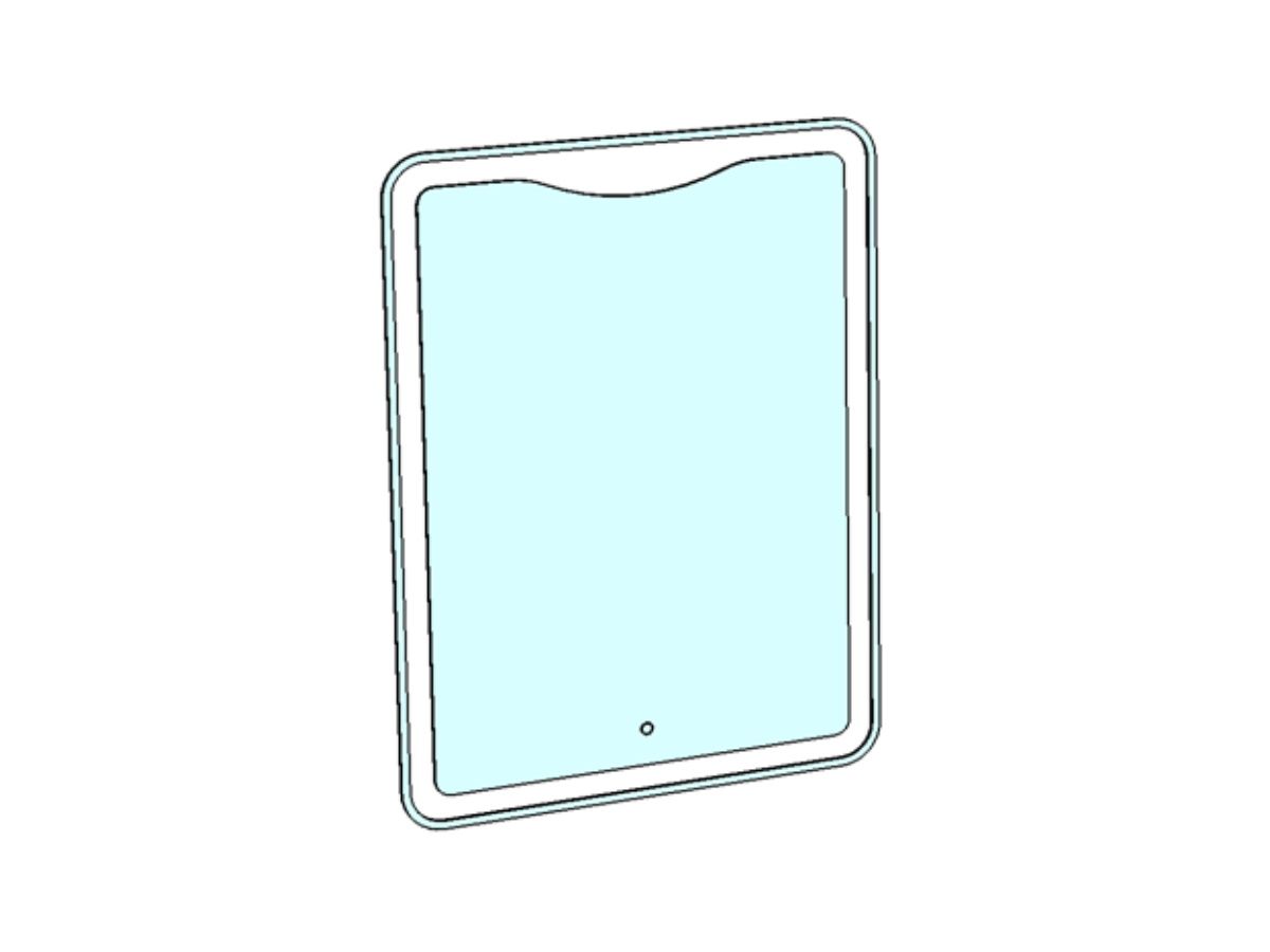 Зеркало LED "Орли 600х800" А, сенсор