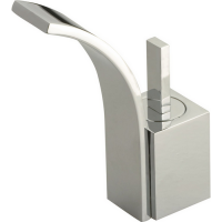 CISAL Wave Смеситель однорычажный для биде на 1 отверстие с донным клапаном, цвет хром