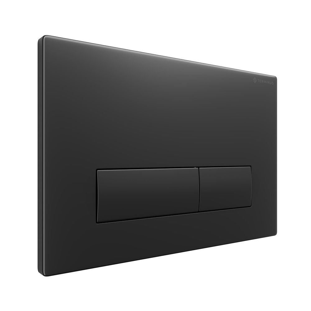 Клавиша смыва Terminus 72K24х16B, черный