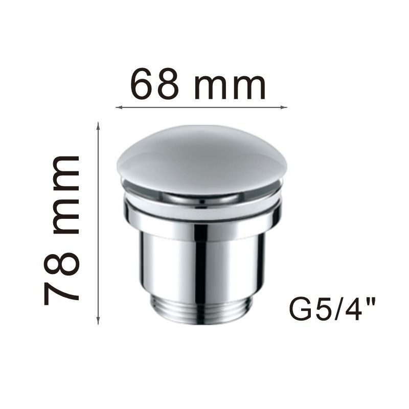 Донный клапан Haiba HB64-8, белый