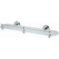 Стеклянная полка WasserKRAFT Isen K-4044 Хром Стеклянная полка WasserKRAFT Isen K-4044 Хром