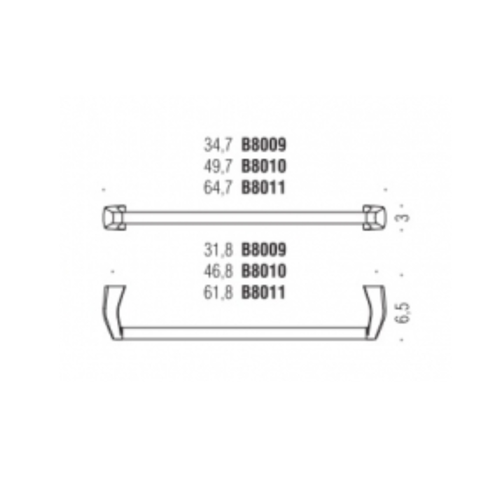Colombo Road держатель для полотенца-64,7см, цвет: хром Colombo Road держатель для полотенца-64,7см, цвет: хром