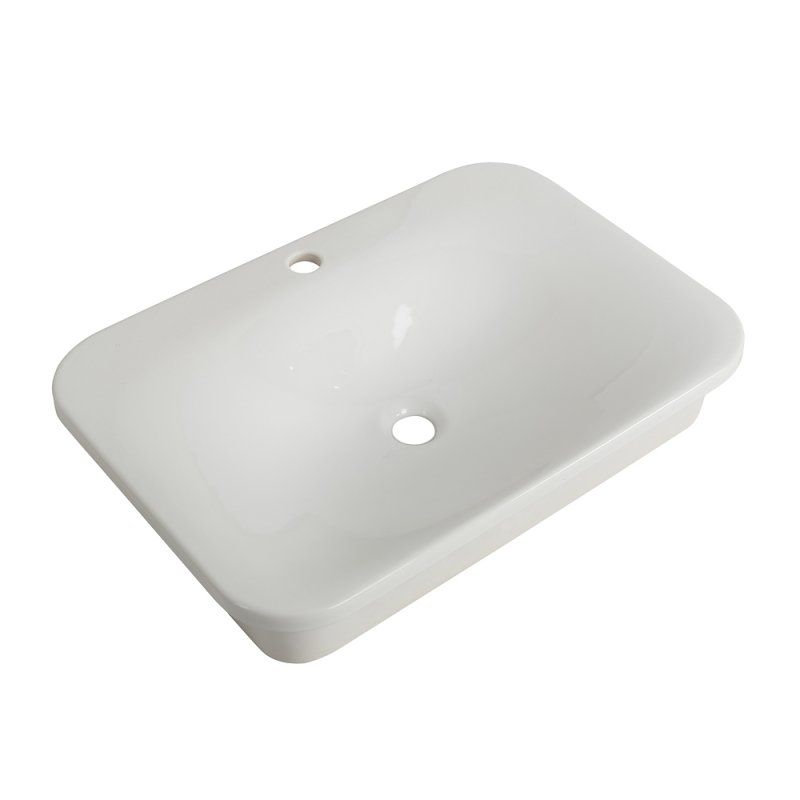 Раковина накладная полувстраиваемая CEZARES CZR-DRO-65-LVB