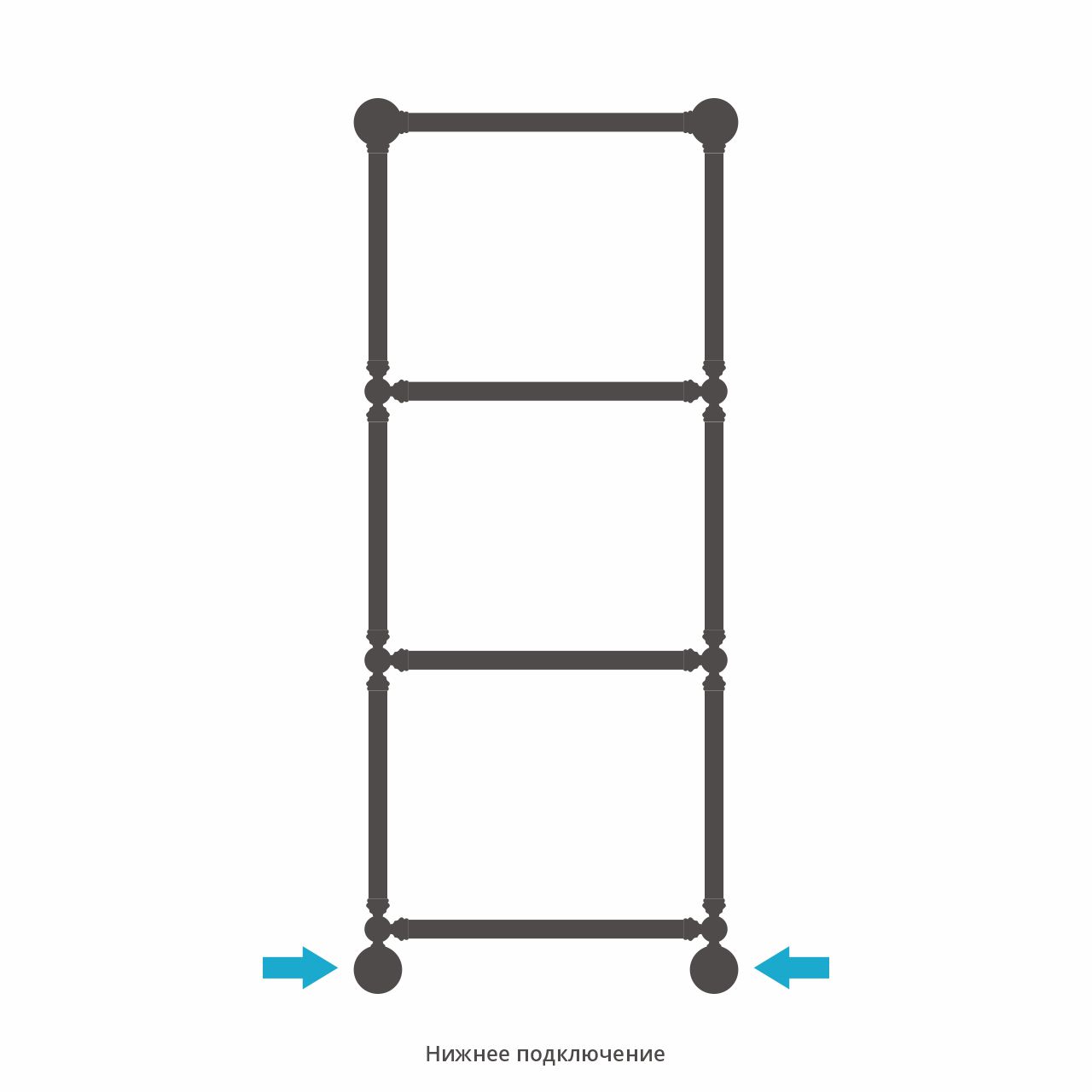 Полотенцесушитель водяной "Ренессанс 1386" 1260х500 (Состаренная БРОНЗА) Полотенцесушитель водяной "Ренессанс 1386" 1260х500 (Состаренная БРОНЗА)
