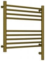 Полотенцесушитель электрический "БОГЕМА 3.0" прямая 500х500 / МЭМ правый (Состаренная бронза)
