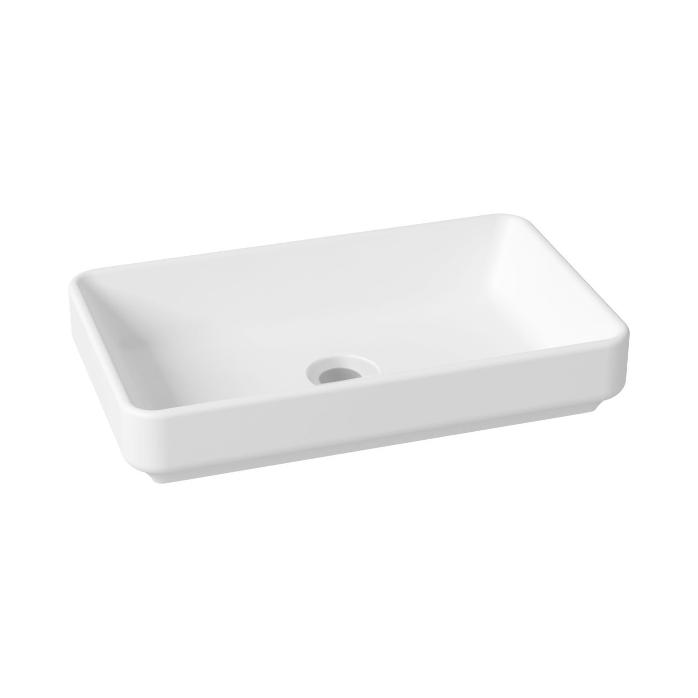 Комплект 5 в 1 Lavinia Boho Bathroom Sink Slim 21510079, накладная фарфоровая раковина 55 см, смеситель, латунный сифон, донный клапан quick-clac, угловые вентили 2 шт.