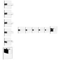 Gessi Rettangolo Встраиваемый термостат, подключение на 3/4”, с 5ю независимыми выходами(внешние части), цвет: хром