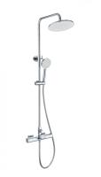 Душевая система с термостатом WONZON & WOGHAND Plate, Хром (WW-C3017-A-CR)