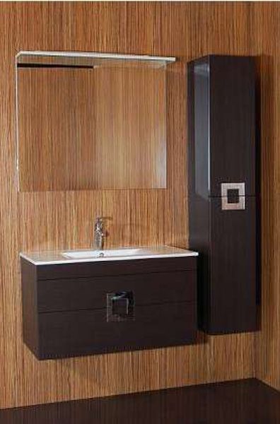 Тумба с раковиной SanVit Квадро Lux New 90 kkvadn090 с фактурой под дерево подвесная Шелк Сталь Тумба с раковиной SanVit Квадро Lux New 90 kkvadn090 с фактурой под дерево подвесная Шелк Сталь