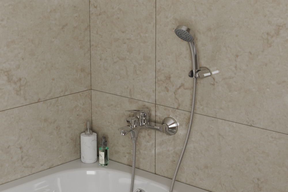 Смеситель для ванны с коротким изливом RUSH Haiti (HA1935-44), артикул HA1935-44