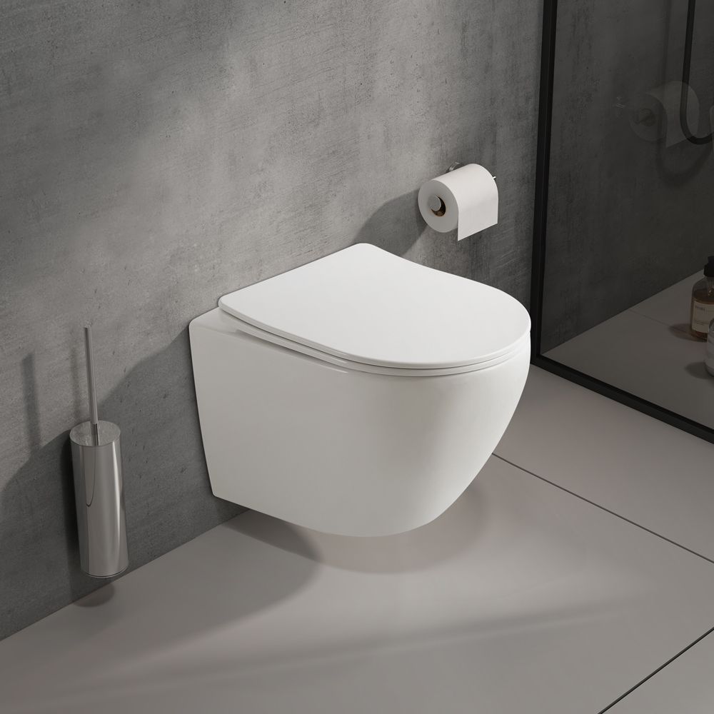 Унитаз подвесной WesnaArt NOVA 204-NOV03, белый, артикул 204-NOV03