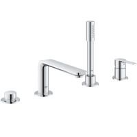 Смеситель для ванны GROHE Lineare New на 4 отверстия с душевым гарнитуром, хром (19577001) Смеситель для ванны GROHE Lineare New на 4 отверстия с душевым гарнитуром, хром (19577001)
