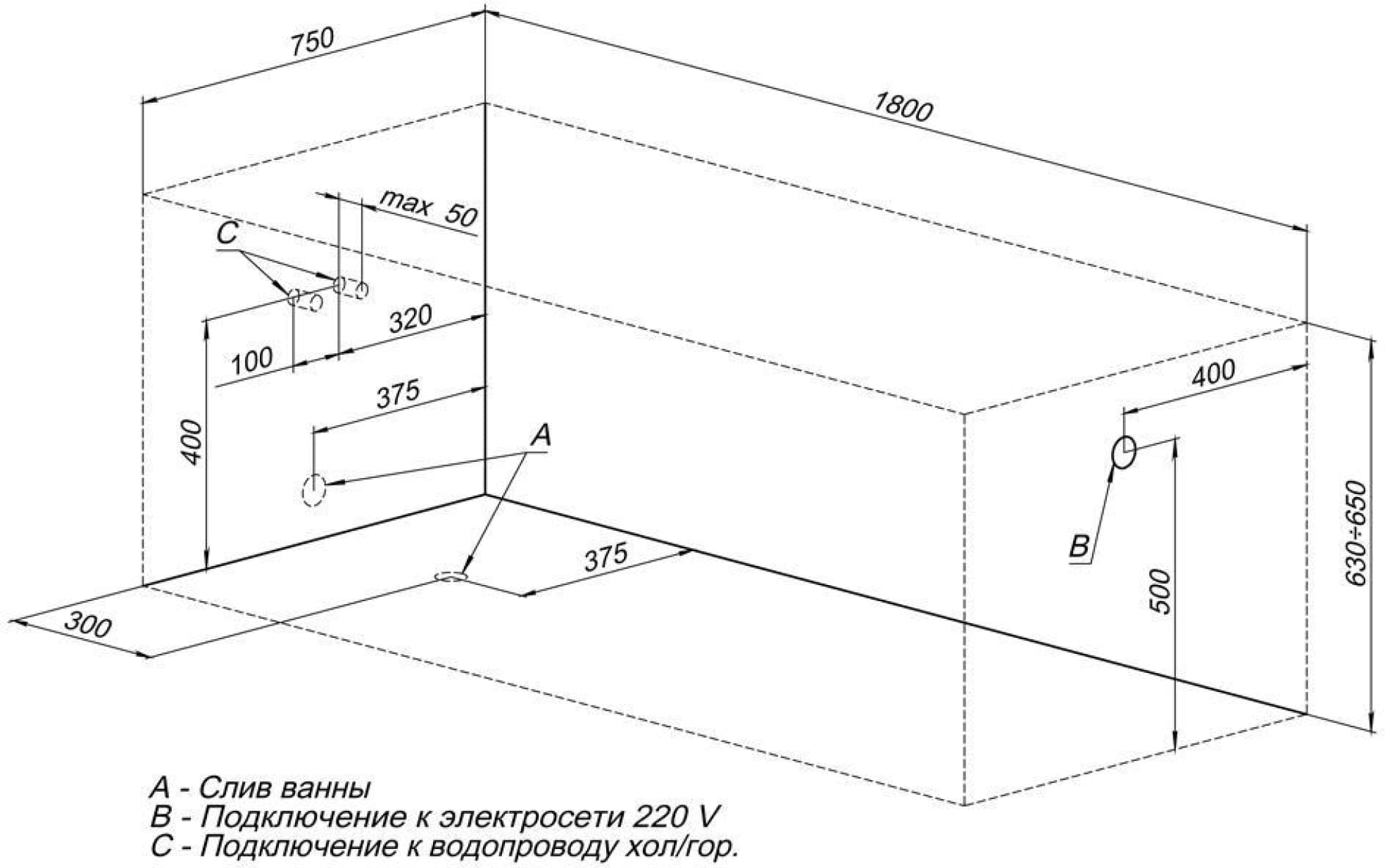 Акриловая ванна Aquanet Viola NEW 180x75 Акриловая ванна Aquanet Viola NEW 180x75