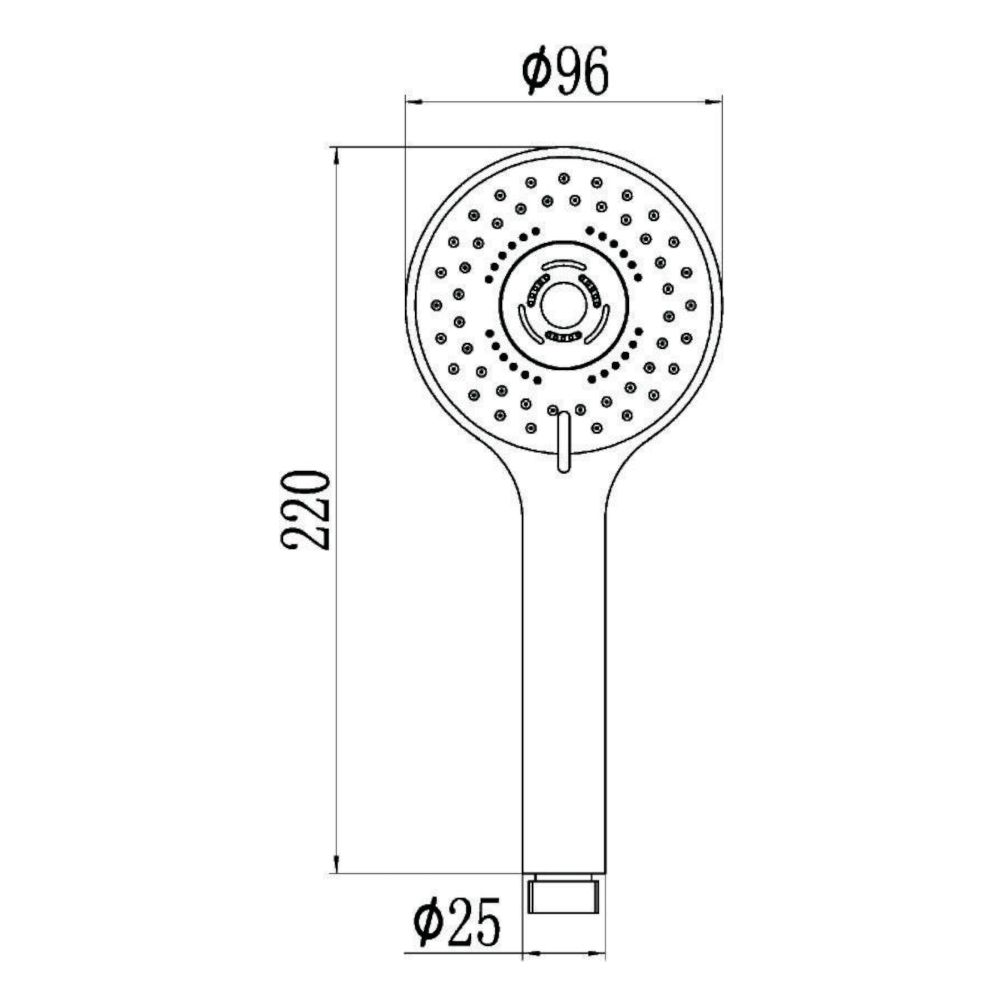 Душевая лейка Savol S-OPA004. хром