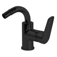 Fima Carlo Frattini Spot Смеситель для биде, на 1 отв., с донным клапано, цвет: чёрный матовый