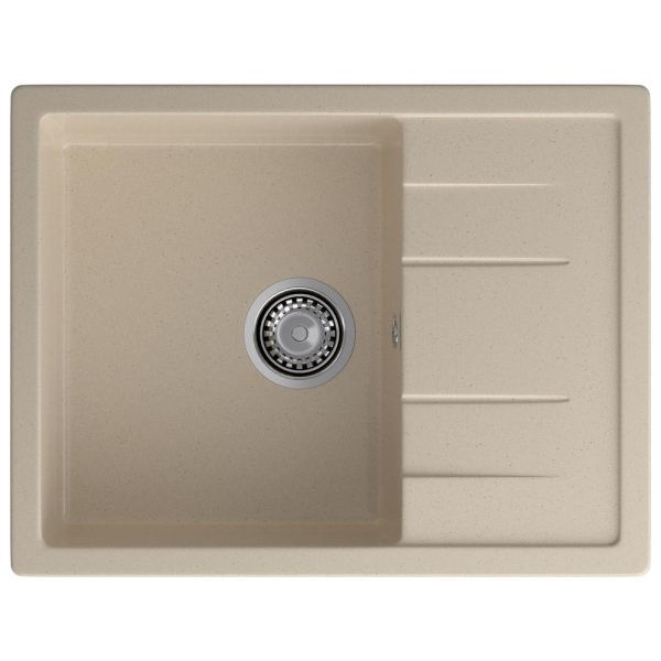 Кухонная мойка GranFest QUADRO 650L, кашемир