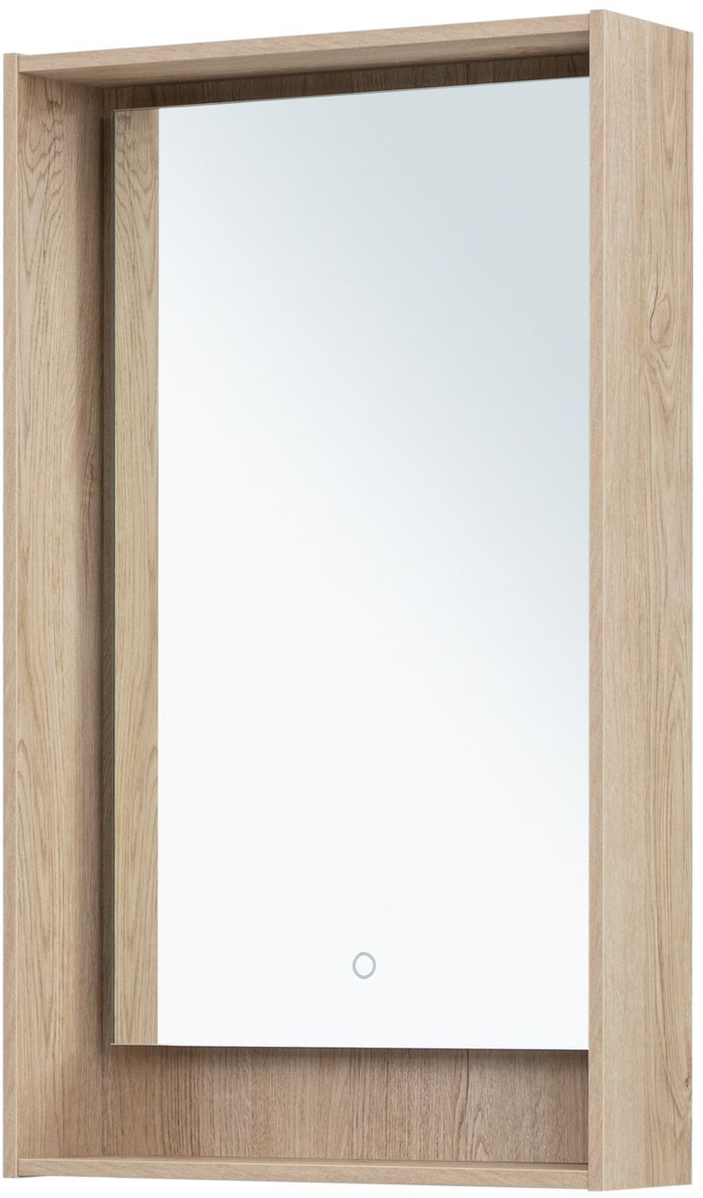 Зеркало Aquanet Милан 50 дуб светлый Зеркало Aquanet Милан 50 дуб светлый