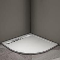 Душевой поддон Veconi Tezeo stone TZ-05, 1000x1000x30, искусственный камень, белый