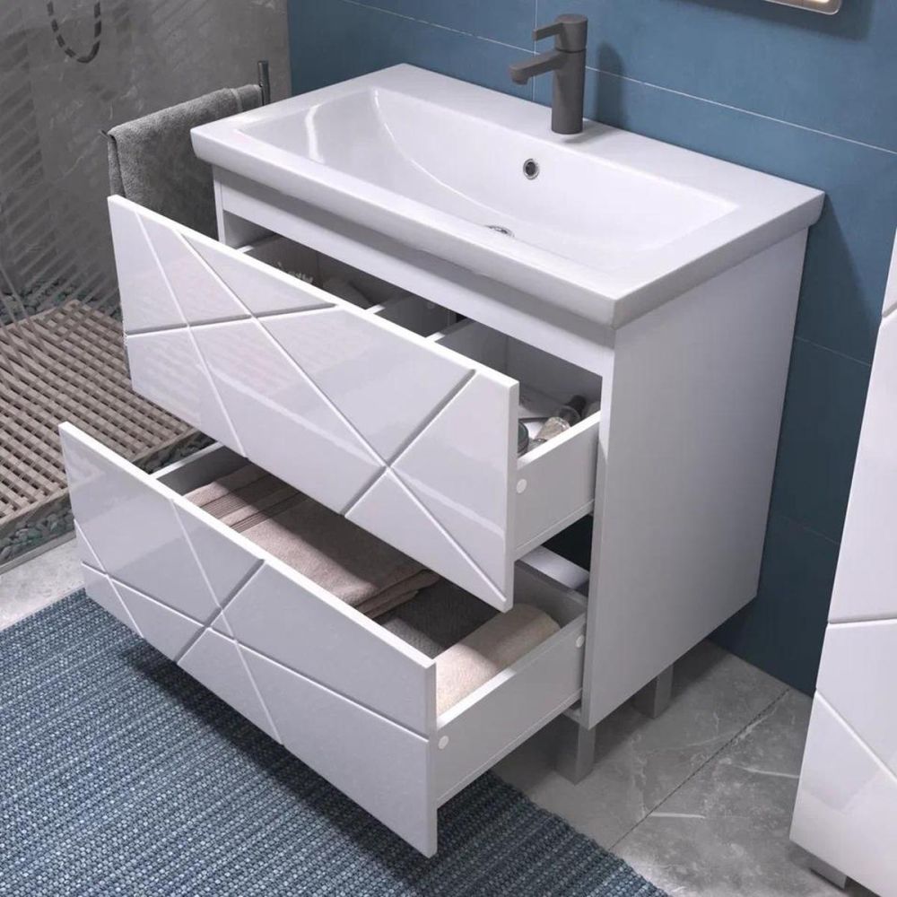 Тумба под раковину напольная VIGO Geometry 025, 80 см, артикул 025