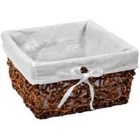 Корзина для белья WasserKRAFT Exter 25x22,5x15 WB-160-M Коричневая Корзина для белья WasserKRAFT Exter 25x22,5x15 WB-160-M Коричневая
