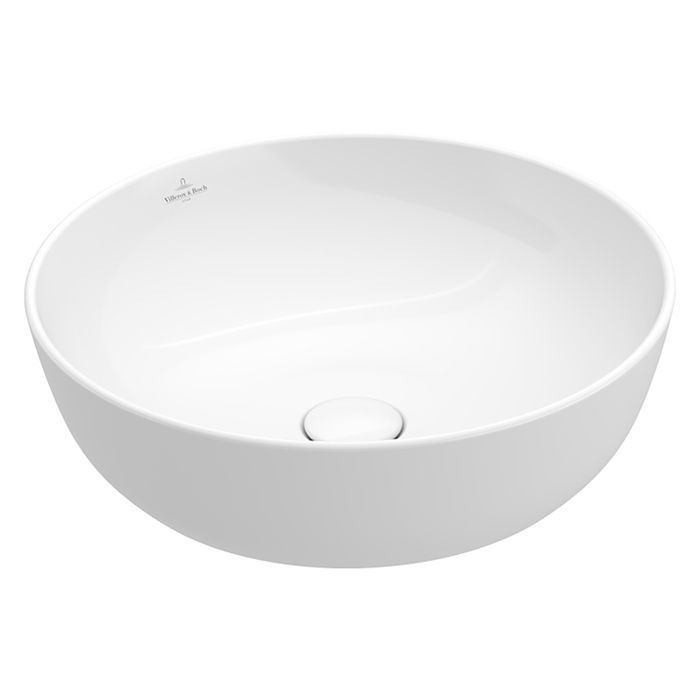 Villeroy&Boch Artis Раковина круглая 430*430*h125, без отверстий под смеситель, без перелива, CeramicPlus, цвет: альпийский белый Villeroy&Boch Artis Раковина круглая 430*430*h125, без отверстий под смеситель, без перелива, CeramicPlus, цвет: альпийский белый